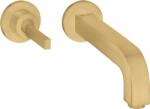 Hansgrohe Citterio mosdócsaptelep falsík alatti szereléshez, 225 mm-es kifolyóval, szálcsiszolt arany 39116250 (39116250)