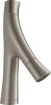 Hansgrohe Starck Organic Kétkaros mosdócsaptelep 280 automata lefolyó-garnitúra nélkül, rozsdamentes acél hatás 12011800 (12011800)