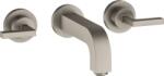 Hansgrohe Citterio 3-lyukú fordítókaros mosdócsaptelep színkészlet, rozsdamentes acél hatás 39315800 (39315800)