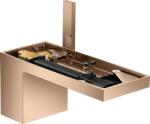 Hansgrohe MyEdition Mosdókagyló-keverő Push-Open kiöntővel, polírozott vörösarany / tányér nélkül 47012300 (47012300)