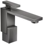 Hansgrohe EDGE 130 Diamond Cut mosdócsaptelep, klik-klak leeresztővel, polírozott fekete króm, 46011330 (46011330)