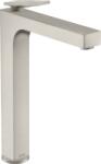 Hansgrohe Citterio 280 mosdócsaptelep rombusz mintás kezelőkarral és lefolyógarnitúrával, rozsdamentes acél hatás 39151800 (39151800)