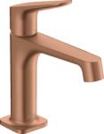 Hansgrohe Citterio M Egykaros mosdócsaptelep 100 lefolyó nélkül 34017 310 (, szálcsiszolt vörösarany 34017310) (34017310)