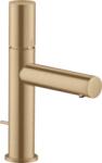 Hansgrohe UNO egykaros mosdó csaptelep 110, Zero fogantyúval, automata leeresztővel, szálcsiszolt bronz, 45001140 (45001140)