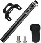 ROCKBROS JG-PB-004 Kerékpár Pumpa Nyomásmérővel - fekete (JG-PB-004)