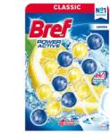 Bref WC illatosító golyók, 3x50 g, BREF "Power Aktiv", citrom illattal (KHT1719) - iroda24