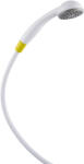 Delabie eldobható kézizuhany 1, 5m PVC flexibilis csővel, D=70mm esőztető fej, sárga, egészségügybe, 1db-os egységár, 25db/karton rendelhető (DEL809Y25P)