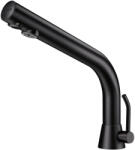 Delabie BINOPTIC MIX álló infracsap H-M vízre hosszú karral, H=170mm, fekete, elemes (DEL488MCHB)