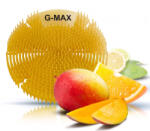 Green Clean G-MAX Citrus Mango - citrus - mangó illatosított piszoár rács, nagy teljesítményű, fröccsenésgátló sörték és rácsos dual felület, D=200mm, 60 napos (G-MAX-CITRUS)