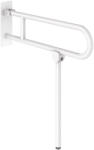 Delabie Basic felhajtható kapaszkodó lábbal, r. m. acél, fehér, 760mm (DEL511517W)