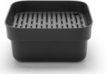 Brabantia SinkSide Washing Up Bowl hordozható mosogatótál kivehető szárítótálcával, csepegtetővel, 374x161x344mm, műanyag, sötétszürke - 302664 (302664)