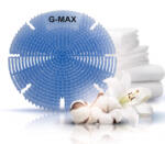 Green Clean G-MAX Linen Breeze - frissen mosott ruha illatosított piszoár rács, nagy teljesítményű, fröccsenésgátló sörték és rácsos dual felület, D=200mm, 60 napos (G-MAX-LINEN)