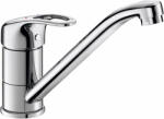 Delabie álló mosogató csap 225mm lengő kifolyóval, lyukas keverőkarral, H=145mm, 9L/p (DEL2210)