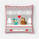 Minecraft Holiday Karácsonyi párnahuzat 40x40 cm Velúr (CBX240523MC) - ostore