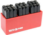 TOYA - Polonia Set pansoane litere A-Z, 27 buc, 6 mm, otel carbon (6862)