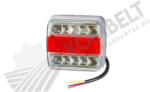 Luminex Hátsólámpa LED 12V 2 kamrás + 0, 15m vezeték (726180)