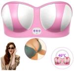 Juls Sutien Electric pentru Masajul Sanilor, EMS Wireless, Vibratii si Compresie Calda, 5 Viteze, 10 Tehnici de Masaj, Material Moale, Oprire Automata 15 Min, Dispozitiv Ingri Aparat de masaj