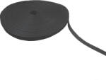 Kábel-Trend Tépőzáras Kábelkötegelő, Gyorskötöző tekercs 12, 5mm x 22, 8mtr Fekete