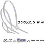 Kábel-Trend Kábelkötegelő, gyorskötöző 100x2, 5 mm, natúr (100 db)