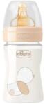 Chicco Biberon Chicco Original Touch, 150 ml, cu tetina din latex 100% natural, anti-colic, 0+ luni, debit lent, fara BPA (CN466378186)