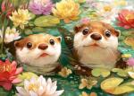 Cherry Pazzi - Puzzle Pond Friends - 300 piese