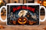 Ajándékbor kft Scary Halloween - félelmetes Halloween bögre (CIK61-1)