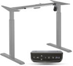 StableDesk Birou reglabil electric StableDesk, 1 motor, Touchscreen, Ridica 80 kg, Ergonomic, 3 Functii de Memorie, Sistem Anti-Coliziune, Timer, Inaltime 73.5-1 (SD-102-GRI-D-RB-120x75)