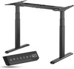 StableDesk Birou reglabil electric StableDesk Plus 2 (Model 2025), 2 motoare, Ridica 100 kg, Controler cu Butoane, Aplicatie Smart pentru Telefon, Ergonomic, 3 F (SD-113-NE-R-SG-120x75)