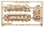 UGears 2.5D fa mechanikus kirakós Steam Express (DV09345)