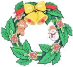 WoodCraft Woodcraft Fa 3D puzzle Karácsonyi koszorú (DV06873)
