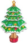 WoodCraft Woodcraft Fa 3D puzzle Karácsonyfa (DV06872)