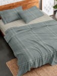 Sunshine Flanel 2066 Module Cearceafuri De Pat Duble Cu Hugger Din Cauciuc 150x200+30cm Gri (4 Bucăți) 152-115-52 (152-115-52)