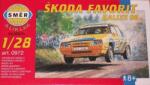 Eitech Kliklak Škoda Favorit Rallye 96 makett 1: 28 - műanyag építőkészlet