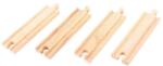 Bigjigs Toys Medium egyenes sín 16 cm 4 db (DV03302)
