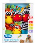 Playgro csörgős zokni és csuklócsörgő - zsiráf és zebra