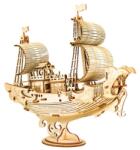 Robotime fából készült 3D puzzle japán vitorlás hajó (DV03934)