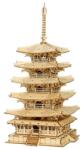 Robotime fa 3D puzzle Ötemeletes pagoda (DV04011)