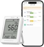 SONOFF AirGuard SAWF-08P - Monitor Calitate Aer CO2 NDIR, Temperatura si Umiditate, WiFi Matter, LCD (SAWF-08P)