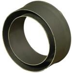 STEEL Processing Reducție de fum pentru coș 180/150 mm, lungime 80 mm, grosime 1, 5 mm, negru