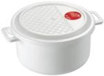 Heidrun Cutie din plastic pentru cuptorul cu microunde cu capac 1, 8 l HEIDRUN