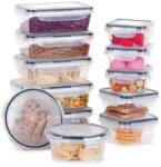Vilde Set de recipiente alimentare etanșe cu capac și garnitură, 12 bucăți