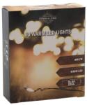 Hit Ghirlandă luminoasă 60 LED lumină albă caldă 3 m negru pe baterii