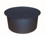STEEL Processing Capac de acoperire pentru coș de fum 145 mm negru