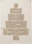 Ferm Living Calendar de Advent Pine, 90 x 125 cm (1104267542)