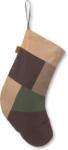 Ferm Living Șosetă de Crăciun Patchwork multicoloră (1104266294)