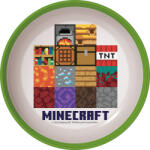 Minecraft Crafters csúszásmentes micro mélytányér (85SSS40491) - kreativjatek
