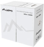 Lanberg CABLE UTP CAT. 5E 305M WIRE CU ORANGE FLUKE (LCU5-12CU-0305-O)