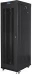 Lanberg Cabinet rack de podea LANBERG FF01-6042-23BL 19 inch 42U 600 x 1000 mm usi perforate LCD negru (FF01-6042-23BL)