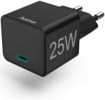 Hama Fast Charger, USB-C, PD/Qualcomm®, Mini-Charger, 25 W, black (00201651)