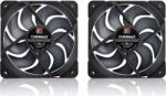 Noctua NF-A12x25 G2 PWM SX2-PP chromax. black, 120 mm, Black, 2 bucati (VENTA12X25PWMG2SX2CHBK)